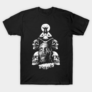 Zombies Skull Area T-Shirt